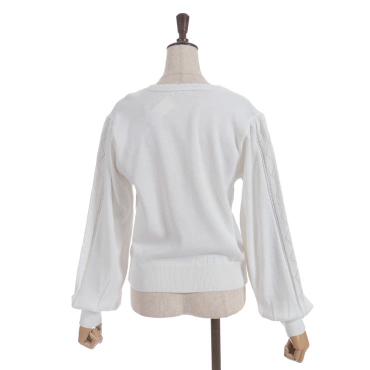 桜刺繍ニットカーディガン | axes femme | 詳細画像22 