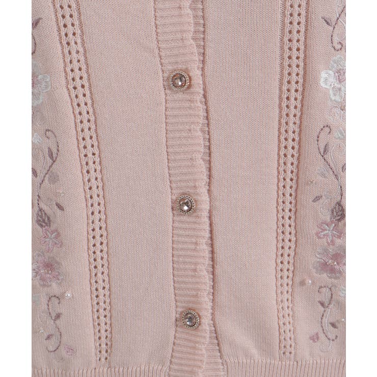 桜刺繍ニットカーディガン | axes femme | 詳細画像30 