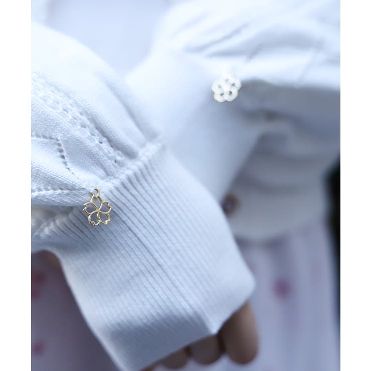 桜刺繍ニットカーディガン | axes femme | 詳細画像7 