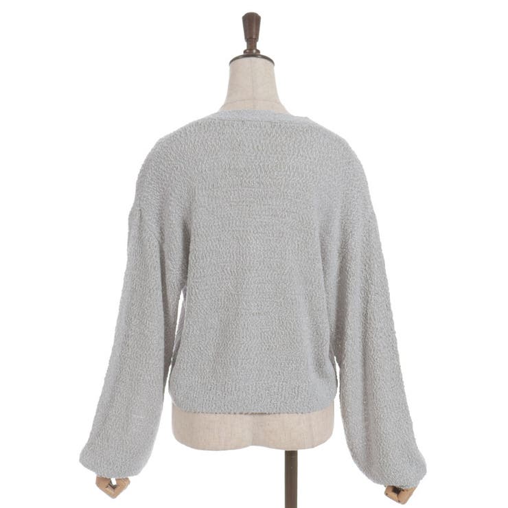 パール釦ぽこぽこニットカーディガン | axes femme | 詳細画像11 