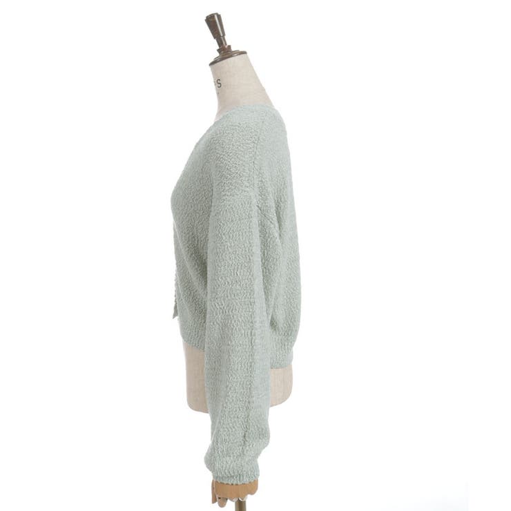 パール釦ぽこぽこニットカーディガン | axes femme | 詳細画像22 