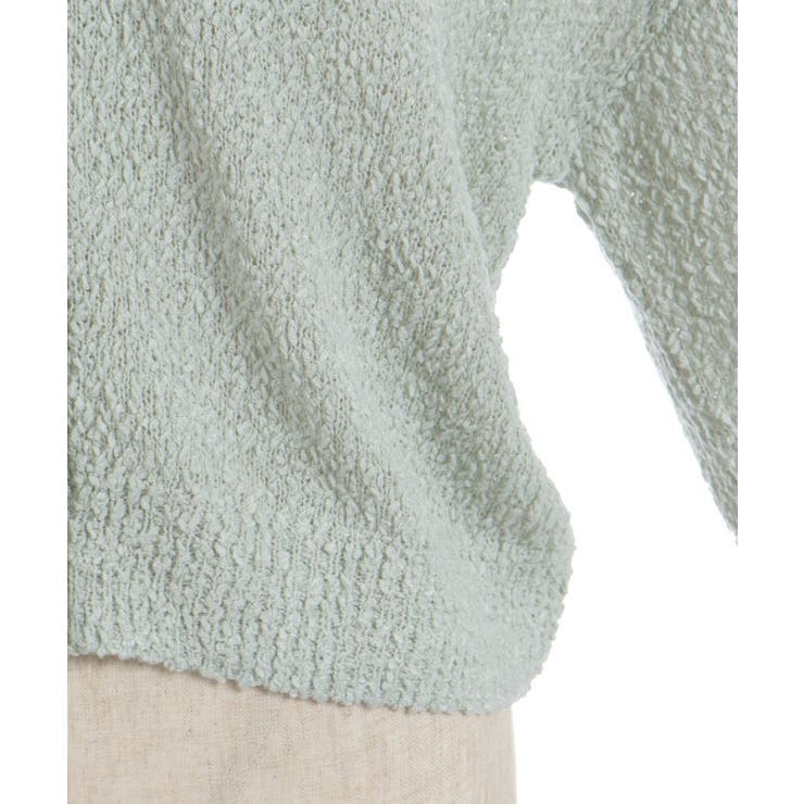 パール釦ぽこぽこニットカーディガン | axes femme | 詳細画像25 