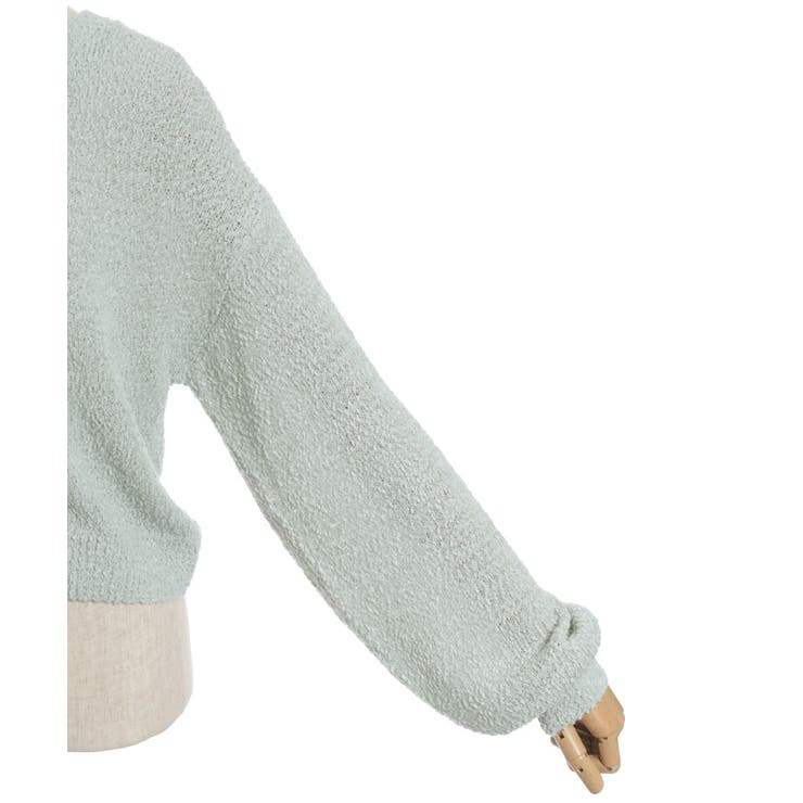 パール釦ぽこぽこニットカーディガン | axes femme | 詳細画像27 