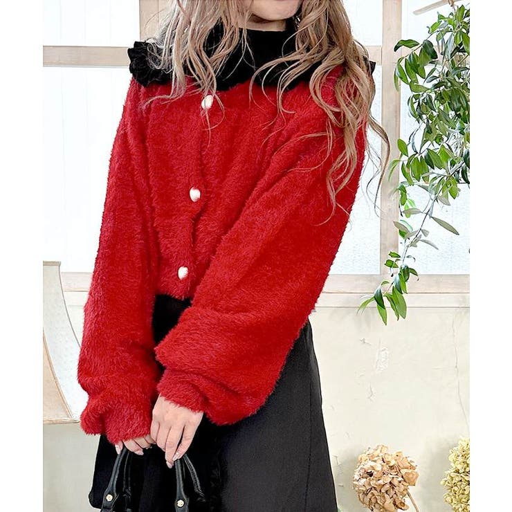 ワイン | favorite colorカーデ | axes femme