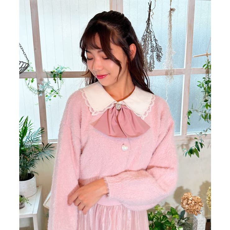 ピンク | favorite colorカーデ | axes femme