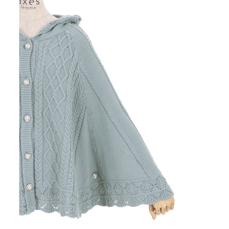 ダンボールニットポンチョ | axes femme | axes femme online shop