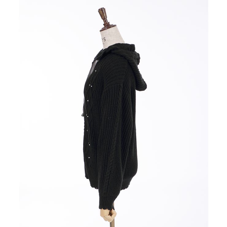 axes femme ガーリー裏ボアニットケープ Amazon | (アクシーズファムポエティック) axes femme POETIQUE