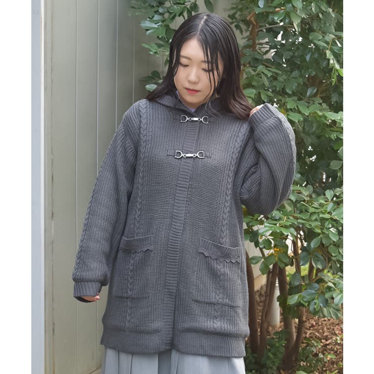 裏ボアニットコーディガン | axes femme | 詳細画像1