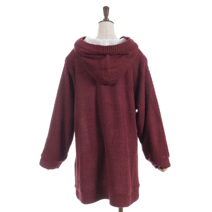 裏ボアニットコーディガン | axes femme | 詳細画像20