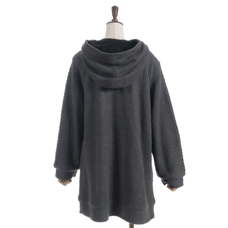 裏ボアニットコーディガン | axes femme | 詳細画像27