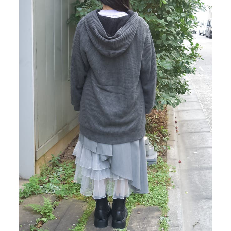 裏ボアニットコーディガン | axes femme | 詳細画像3