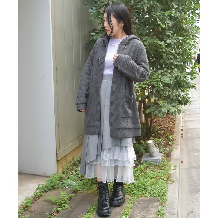 裏ボアニットコーディガン | axes femme | 詳細画像8