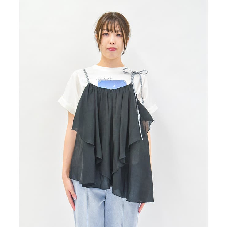 ドレープフリルキャミビスチェ | axes femme | 詳細画像2 