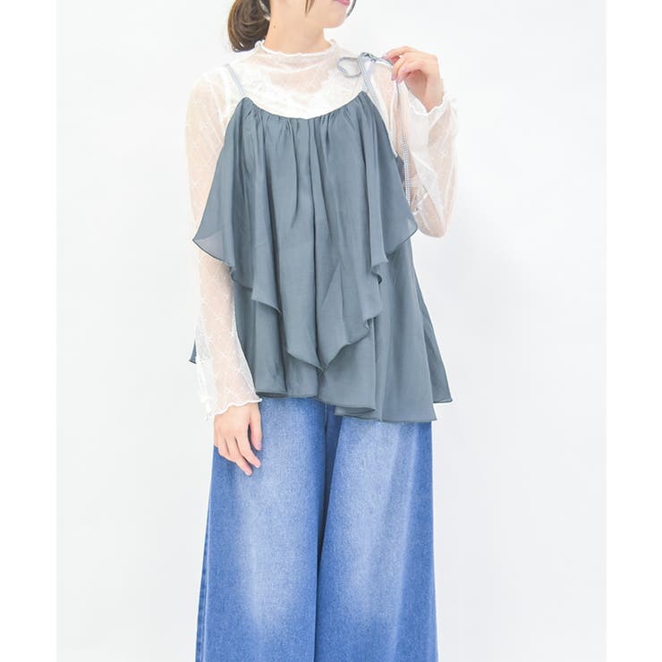 ドレープフリルキャミビスチェ | axes femme | 詳細画像5 