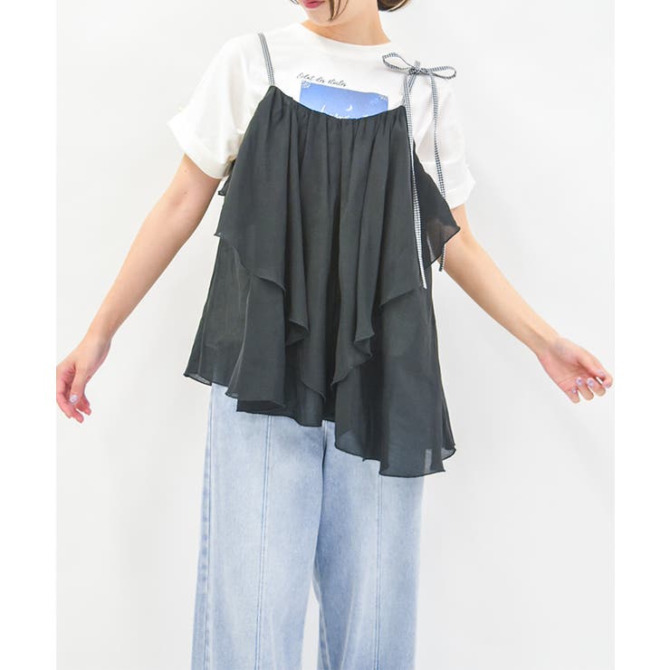 ドレープフリルキャミビスチェ | axes femme | 詳細画像6 