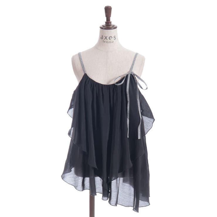 ドレープフリルキャミビスチェ | axes femme | 詳細画像7 