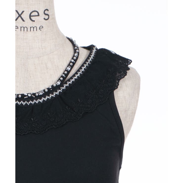 ストラップビジュータンク[品番：IGAW0002100]｜axes femme