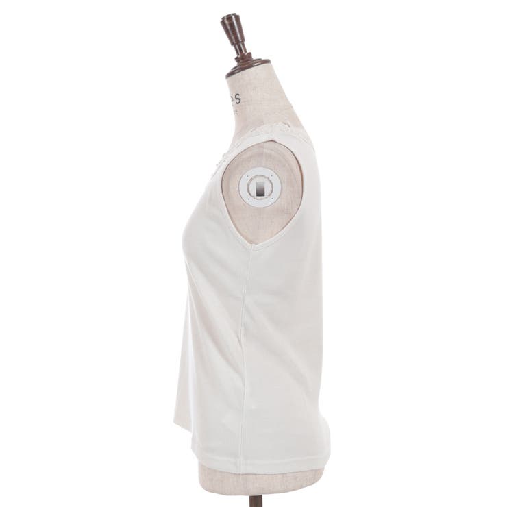 吸水速乾モチーフレースタンク | axes femme | 詳細画像10 