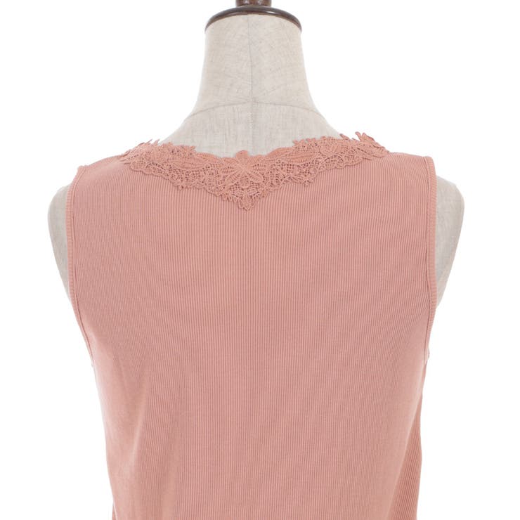 吸水速乾モチーフレースタンク | axes femme | 詳細画像18 