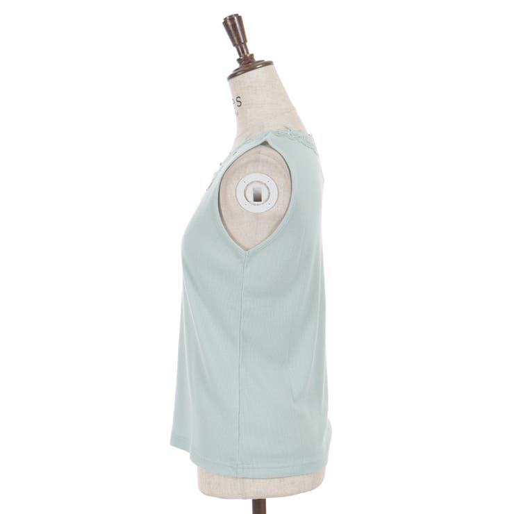 吸水速乾モチーフレースタンク | axes femme | 詳細画像5 