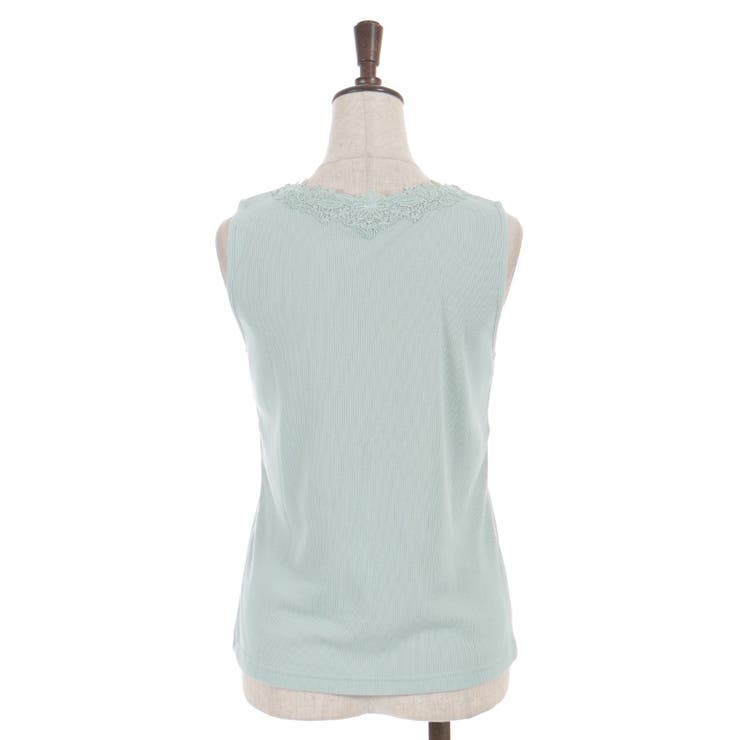 吸水速乾モチーフレースタンク | axes femme | 詳細画像6 