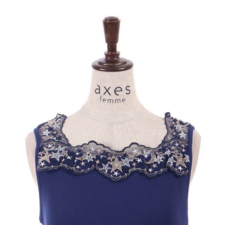 ルミナスムーンレースタンク | axes femme | 詳細画像8 