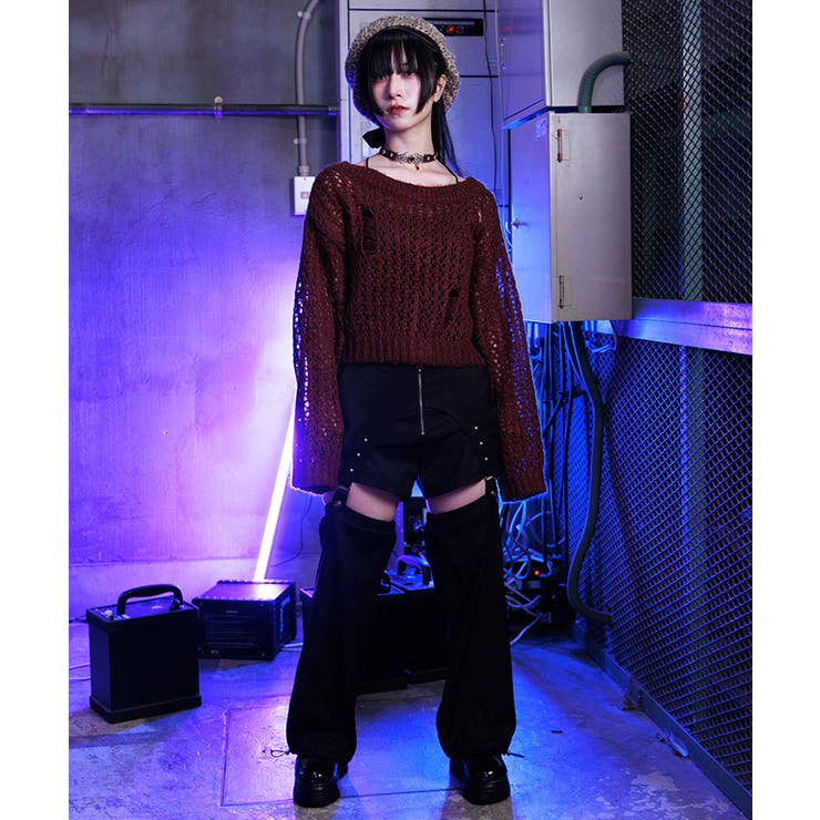 ロゴ刺繍セパレートＰＴ | axes femme | 詳細画像9 