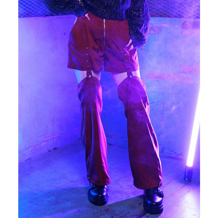 ワイン | ロゴ刺繍セパレートＰＴ | axes femme