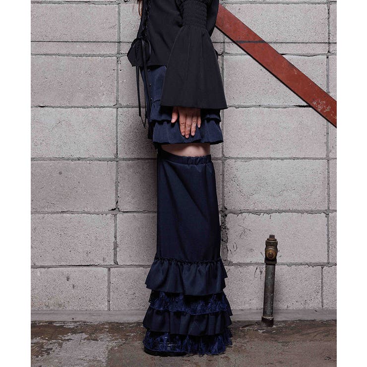 フリルレッグカバー付パンツ | axes femme | 詳細画像4 