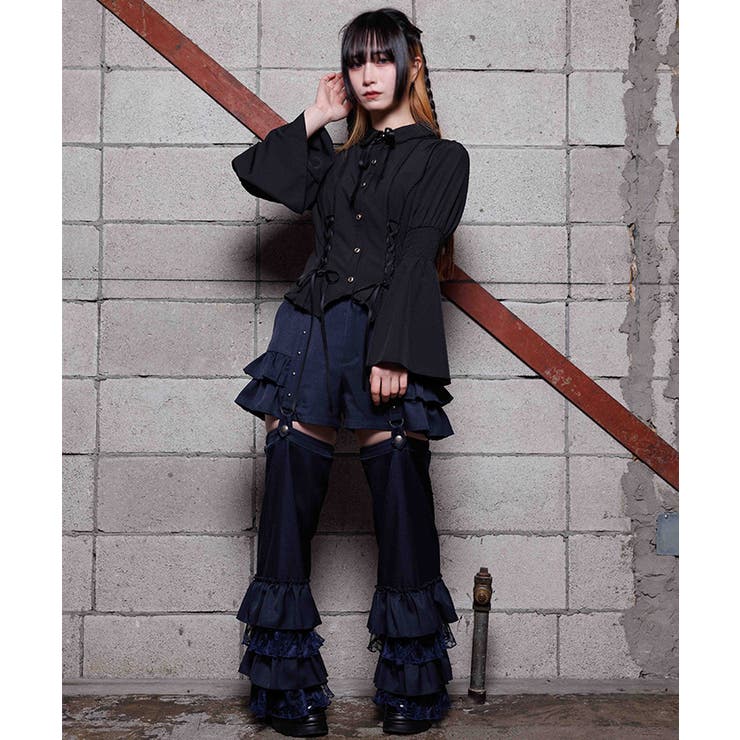 フリルレッグカバー付パンツ | axes femme | 詳細画像7 