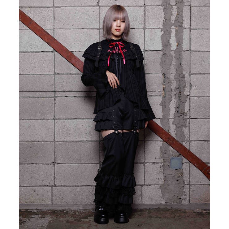 フリルレッグカバー付パンツ | axes femme | 詳細画像8 