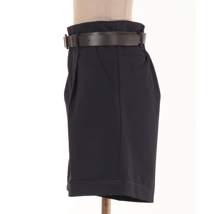 ベルト付ショートパンツ[品番：IGAW0004380]｜axes femme