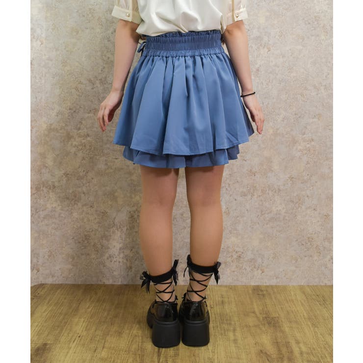 レースアップフレアキュロット[品番：IGAW0004863]｜axes femme 