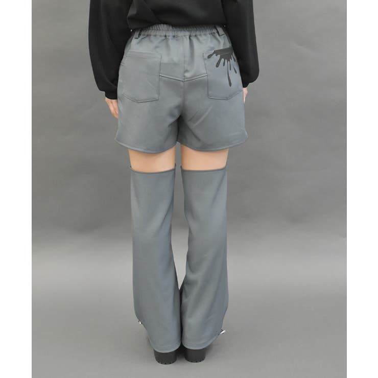 ベルトデザインセパレートパンツ[品番：IGAW0005676]｜axes