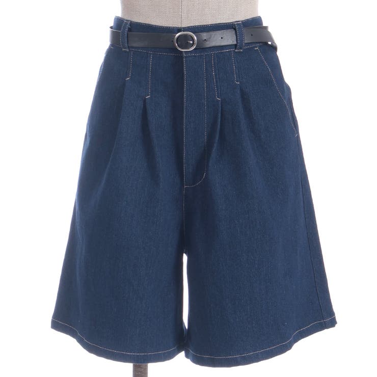 デニムキュロットパンツ | axes femme | 詳細画像15 