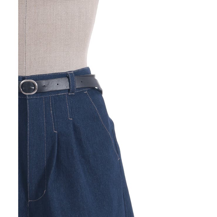 デニムキュロットパンツ | axes femme | 詳細画像18 