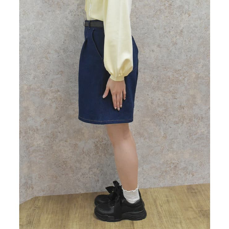 デニムキュロットパンツ | axes femme | 詳細画像2 