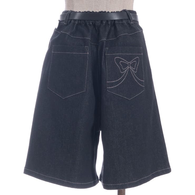 デニムキュロットパンツ | axes femme | 詳細画像9 