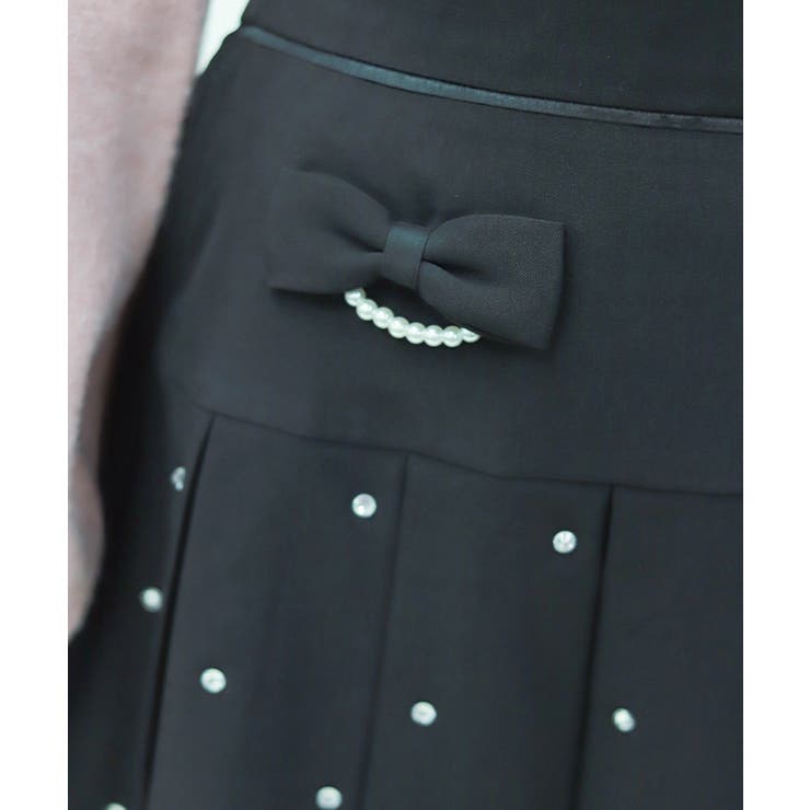 ストーン付きプリーツスカパン | axes femme | 詳細画像7 