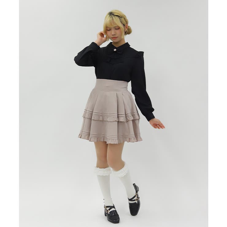 ハイウエストフリルスカパン | axes femme | 詳細画像10 