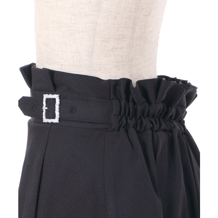バックルプリーツキュロット[品番：IGAW0002999]｜axes femme