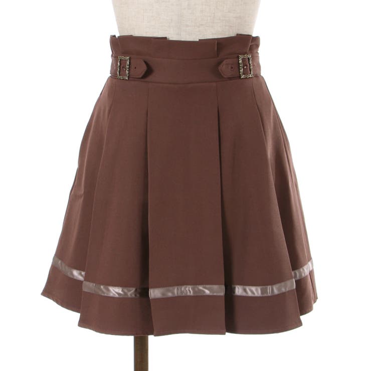 茶 | バックルプリーツキュロット | axes femme
