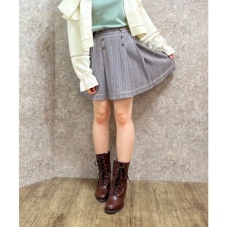 ダブルボタンタックキュロット[品番：IGAW0004040]｜axes femme