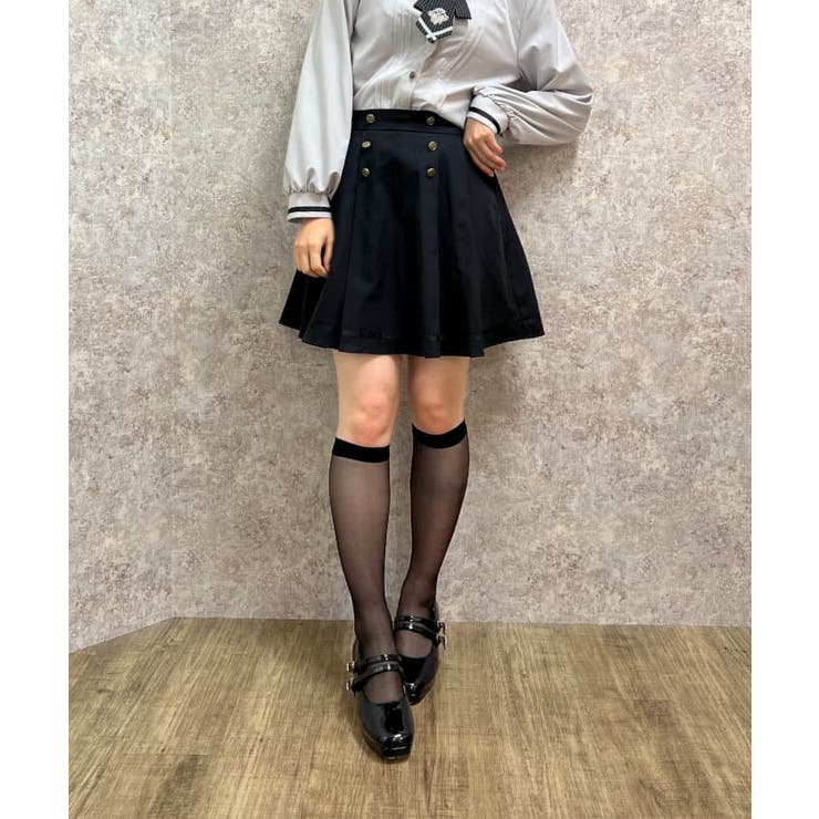 セブンイレブン 冬ギフト 2024 ダブルボタンタックキュロット[品番：IGAW0004040]｜axes femme スカート