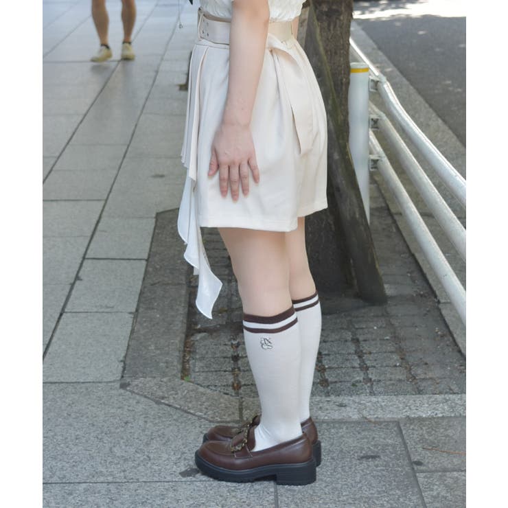 ベルト付きフラシショートパンツ | axes femme | 詳細画像2 