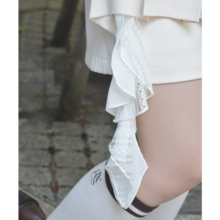 ベルト付きフラシショートパンツ | axes femme | 詳細画像5 