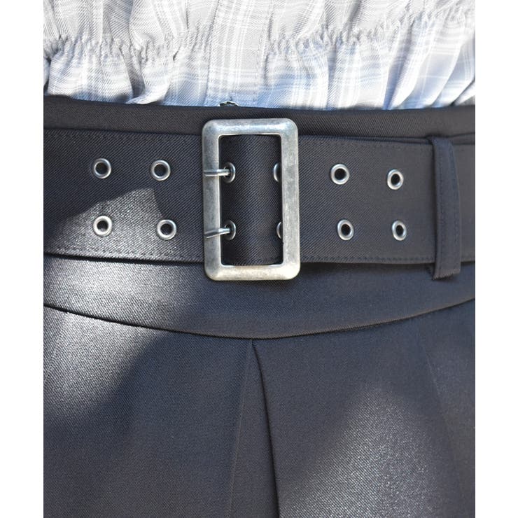 ベルト付きフラシショートパンツ | axes femme | 詳細画像7 