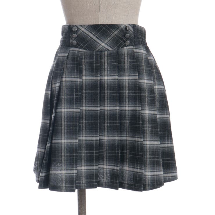 ボタン使いチェックスカパン | axes femme | 詳細画像22 