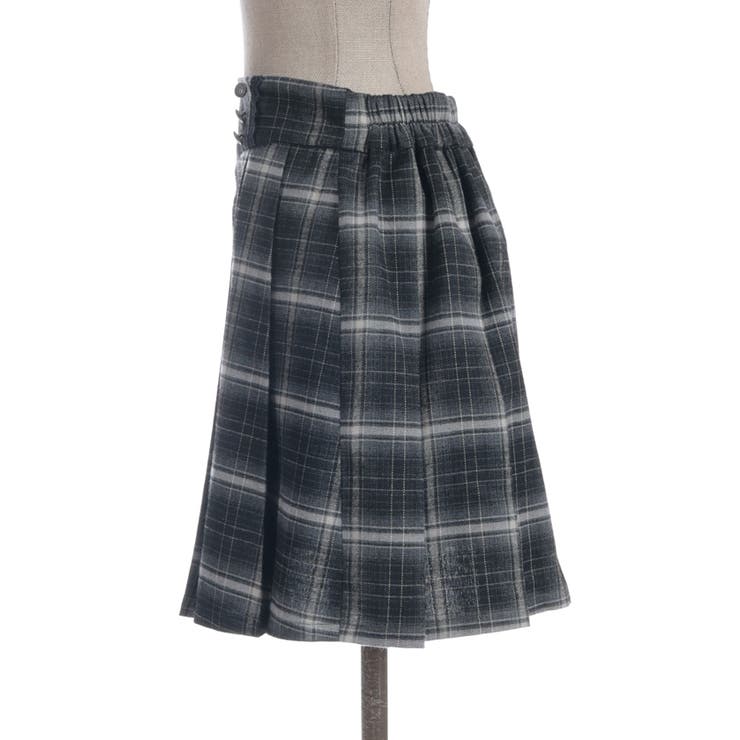 ボタン使いチェックスカパン | axes femme | 詳細画像23 