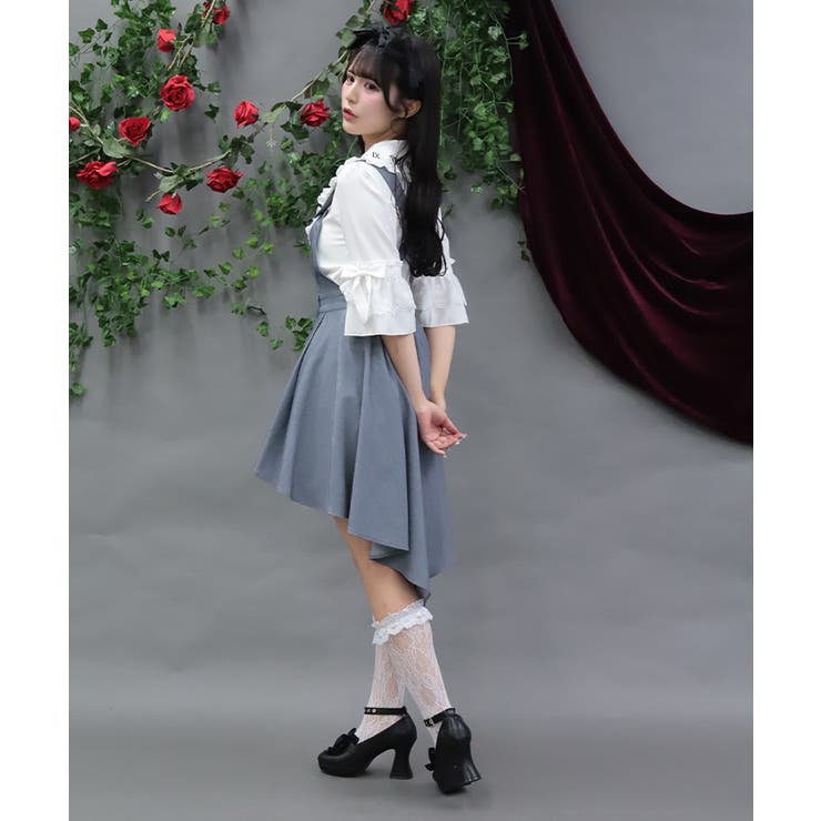 燕尾デザインサロペット | axes femme | 詳細画像4 